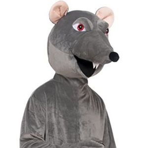 Deluxe plush rat costume